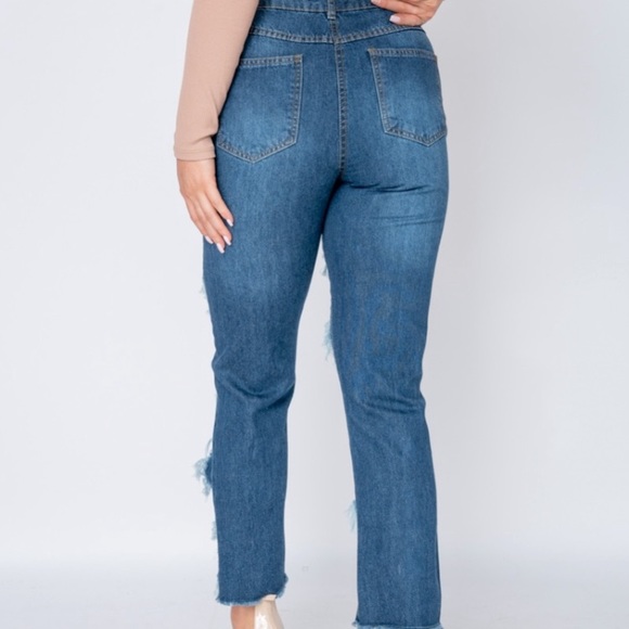 FINALPRICE HPx6 ExtremeRip Distress Boyfriend Jean - Picture 11 of 14